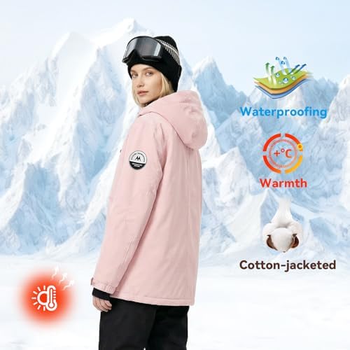 Women's Ski Jacket Windbreaker Insulated Snowboarding Jacket
