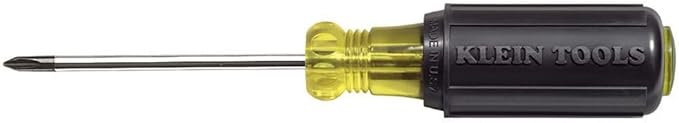 Klein Tools 80031 ドライバーセット、米国製、5点セット (マイナス2本、プラス2本、四角1本)、クッション性グリップで快適