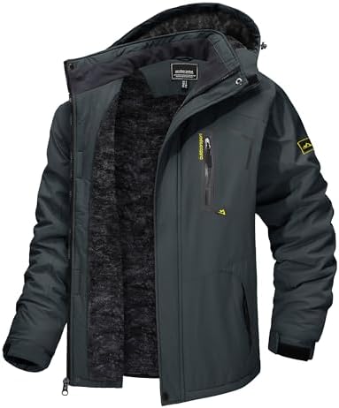 TACVASEN Men's Winter Skiing Jackets Waterproof Thermal Snowboard Coats