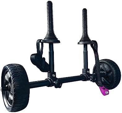 Kayak Cart Kayak Carrier Adjustable Width Fit for Kayaks Canoes with Scupper Holes