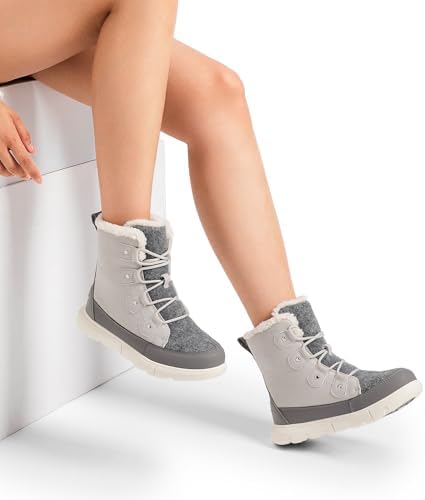 DREAM PAIRS Women’s Lace Up Ankle Snow Boots