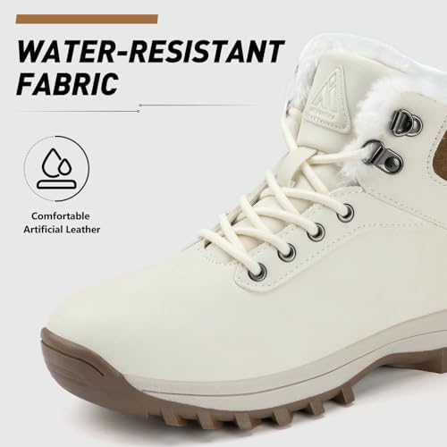 Mishansha Snow Boots for Women Warm Winter Hiking Boots Size 5.5-10.5