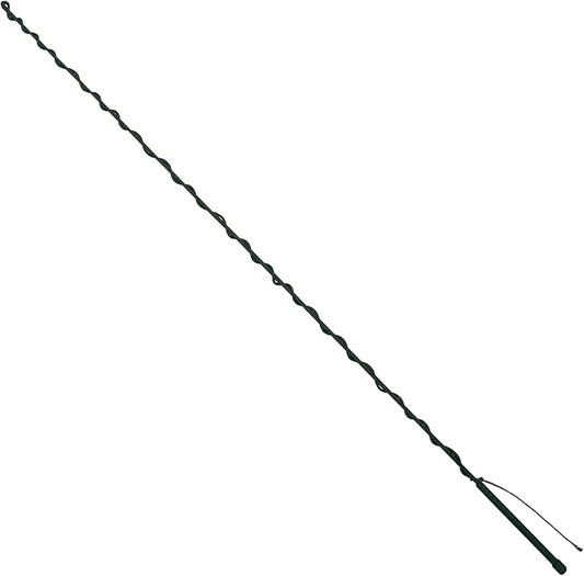 Weaver Equine Leather Stock Whip with Rubber Handle and 10" Popper