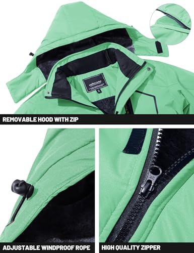 TACVASEN Men's Winter Skiing Jackets Waterproof Thermal Snowboard Coats