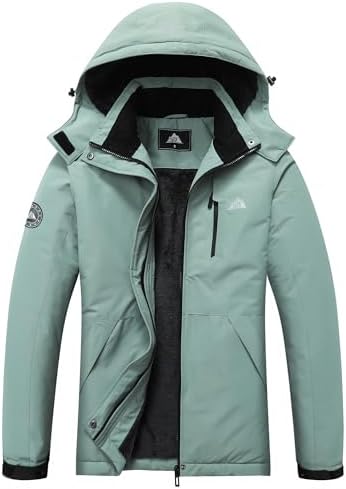 MOERDENG Women's Hiking Winter Jacket Waterproof Insulated Warm Snow Coat