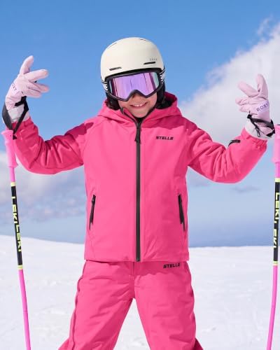 Stelle Girl's Waterproof Windproof Warm Ski Jacket 5-15 Y