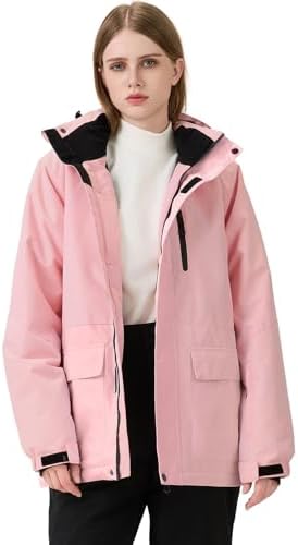 Women's Ski Jackets and Pants Set Waterproof Insulated Snowsuit Winter Warm Skisuit Fashion Snowboarding Snow Coat