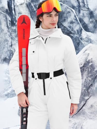 Womens Snow Suits Onesie Ski Suit Winter Waterproof Snowsuit Jacket