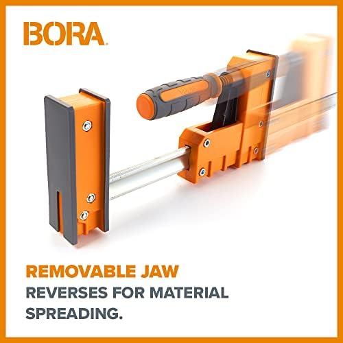 Bora 50 Inch Parallel Clamps, 2 Pack Bar Clamps for Woodworking