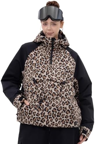 SNOWVERB Baggy Fit Ski Snowboard Coats Snow Anorak Jacket for Men and Women