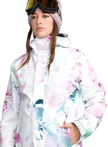 Volcom Women's Bolt Insulated Snowboard Jacket – 10k Waterproof, Eqs Fit, Zip Tech®
