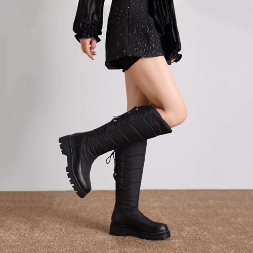 Women's Snow Boots Knee High Warm Winter Shoes