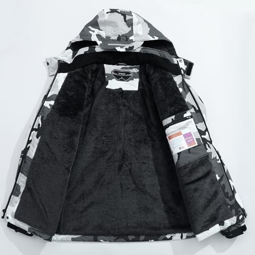 Men's Ski Jacket – Waterproof Warm Snow Coat