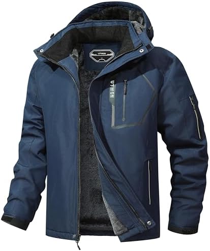 Men's Ski Jacket – Waterproof Warm Snow Coat