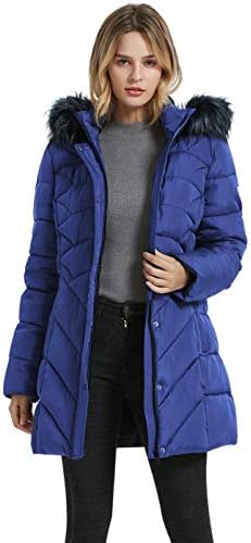 Women's Winter Warm Thicken Long Outwear Pockets Coat Parka Jacket XS-3XL