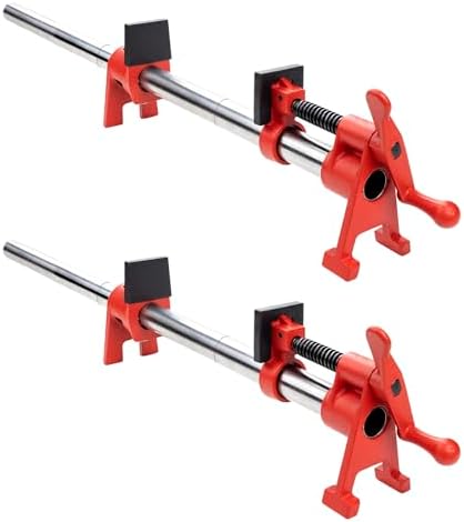 2-Pack 40 Inch Pipe Style Bar Clamps for Woodworking Gluing