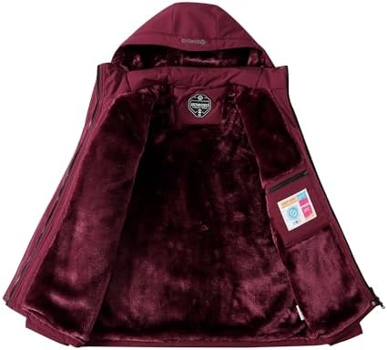 Women's Waterproof Snow Ski Jacket Warm Winter Coat Insulated Snowboarding Jacket Softshell Hiking Jacket