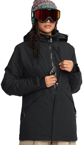 Volcom Women's Shelter 3d Stretch Snowboard Jacket – 20k Waterproof, Insulated