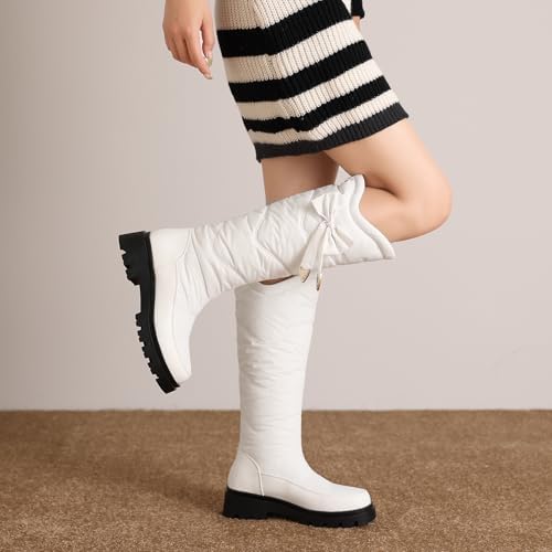 Women's Snow Boots Knee High Warm Winter Shoes