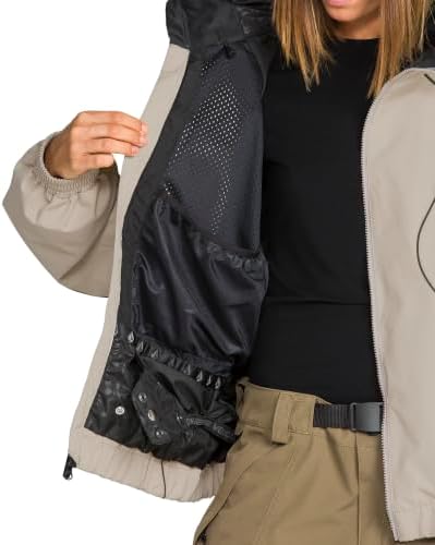 Volcom Women's Liftline 20k Snowboard Jacket – Waterproof Breathable Snow Jacket With Zip Tech