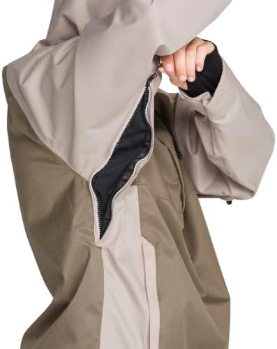 Volcom Men's Hossegor 20k Pullover Snowboard Jacket – Waterproof 2-layer