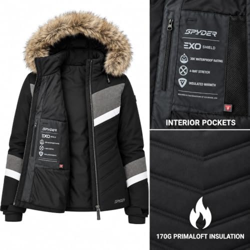 Spyder Womens Primrose Winter Coat - Waterproof Insulated Ski Jacket