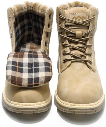 COTTIMO Women's Waterproof Hiking Snow Winter Boots
