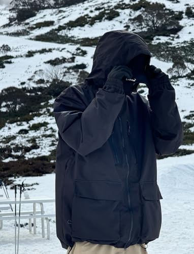 GSOU SNOW Mens Baggy Snowboard Jacket Snow Ski jacket Waterproof