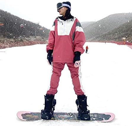 SEARIPE Women Ski Jacket and Pants Set Couples Windproof Ski Suits Mens Waterproof Two Piece Snowsuits for Winter Sports