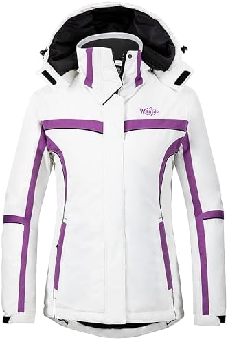 Wantdo Women's Waterproof Ski Jacket Warm Snow Winter Coat Snowboard Jacket