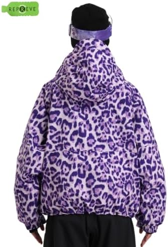 GSOU SNOW Womens Snowboard Jacket Baggy Ski Jacket Waterproof Snow Coat