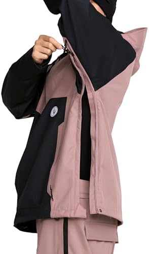 Volcom Men's Hossegor 20k Pullover Snowboard Jacket – Waterproof 2-layer