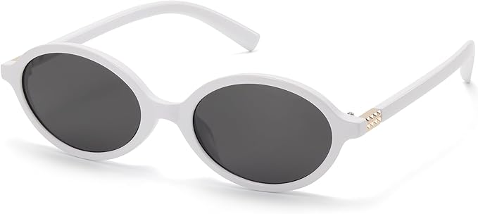 Retro Oval Sunglasses for Women Vintage 90s Y2K Trendy Designer Sun Glasses