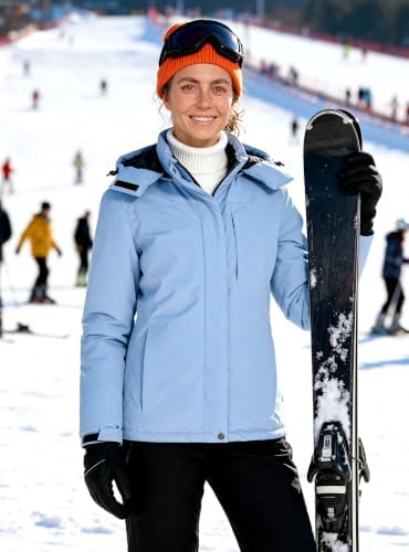 Women's Ski Jacket Waterproof Insulated Winter Snow Snowboard Jacket