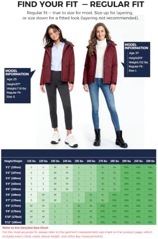 wantdo Women's Waterproof Ski Jacket Warm Fleece Lined Snow Winter Coat
