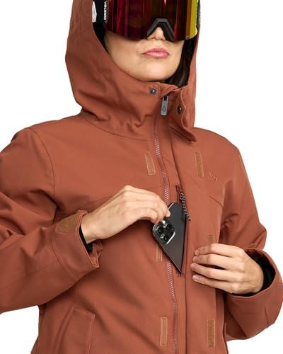 Volcom Women's Stoney Shadow Insulated Snowboard Jacket – 15k Waterproof, Slim Fit