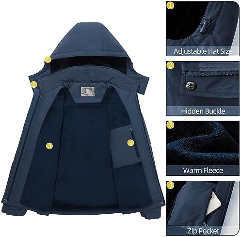 CAMEL CROWN Women's Ski Jacket Winter Snow Coat Waterproof Female Jackets