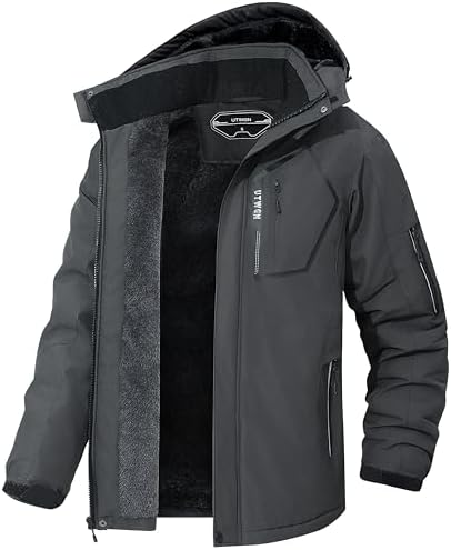 Men's Ski Jacket – Waterproof Warm Snow Coat