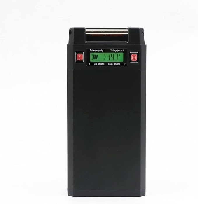 14.8V20000mAh Rechargeable Aluminum Alloy case Lithium Battery, Suitable for Ocean Fishing Boats and Electric reels. Compatible with Daiwa Shimano Electric Cord Reels.