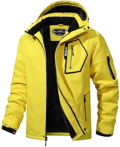 Men's Ski Jacket – Waterproof Warm Snow Coat