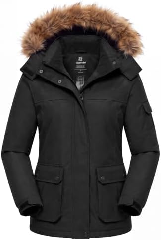 Wantdo Womens Ski Jacket Waterproof Winter coat Snowboard Jacket Snow Parka