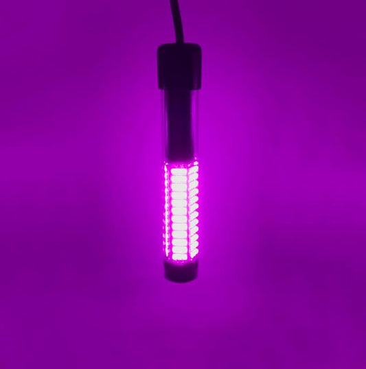 SAMDO IP68 12V LED Underwater Fishing Light 1080 Lumens Fish Attracting Light, Night Fishing Light 10.8W