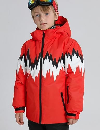 Big Boy's Waterproof Breathable Snowboard Ski Jacket