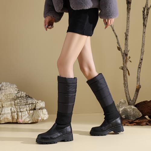 Women's Snow Boots Knee High Warm Winter Shoes