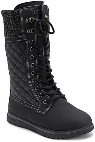 POLAR Womens Rain Thermal Warm Snow Winter Knee High Waterproof Boots