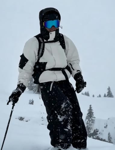 GSOU SNOW Mens Womens Baggy Snowboard Jacket Hoodie Shell 20K Waterproof