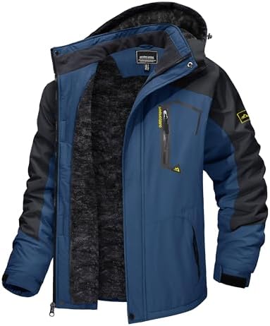 TACVASEN Men's Winter Skiing Jackets Waterproof Thermal Snowboard Coats