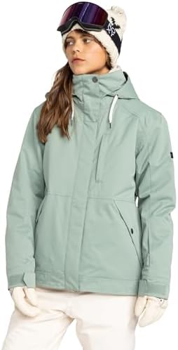 Roxy Women's Billie 10k Waterproof Insulated Snow Jacket – Tailored Ski-snowboard Jacket