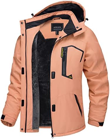 TACVASEN Women's Winter Coats Waterproof Snow Ski Jacket Warm Fleece