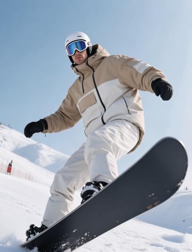 GSOU SNOW Unisex Snowboard Jacket Loose-Fit Snowboard Coat Waterproof